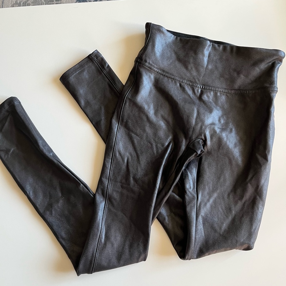 Spanx Faux Leather Leggings